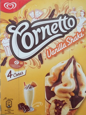 Cornetto vanilla shake