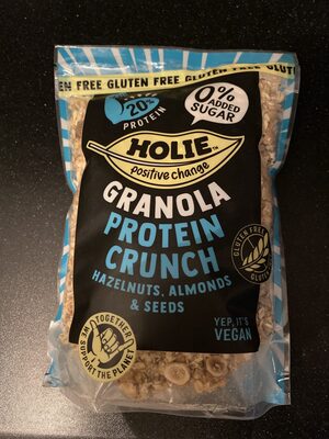 Granola protein crunch hazelnuts, almonds & seeds