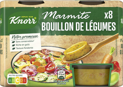 Knorr Marmite Bouillon de Légumes 8 Capsules 224g
