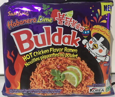 Buldak Habanero lime ramen