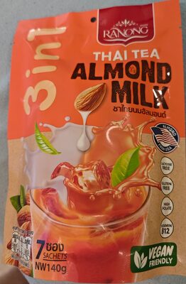 Thai tea almond milk