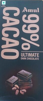 99% Cacao Ultimate Dark Chocolate