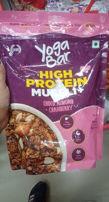 Yoga bar 23G protein muesli + choco almond + cranberry