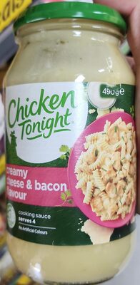 Creamy cheese & bacon flavour