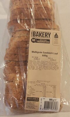 Multigrain sandwich loaf