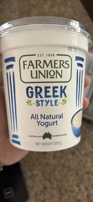 GREEK STYLE All Natural Yogurt