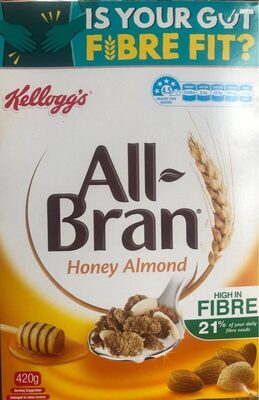 All bran honey almond