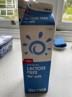 Coles Australian lactose free Lite Milk