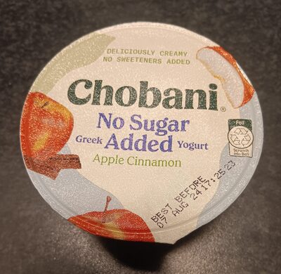 No Sugar Added Greek Yoghurt Apple Cinnamon