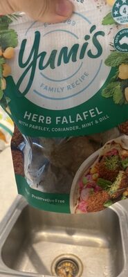 HERB FALAFEL WITH PARSLEY, CORIANDER, MINT & DILL