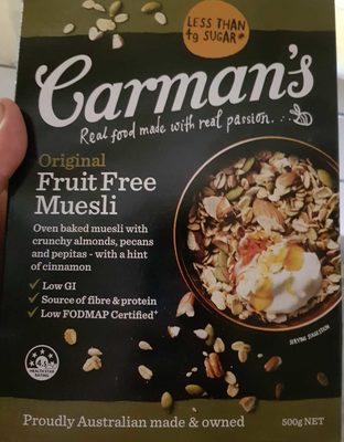 Original Fruit Free Muesli