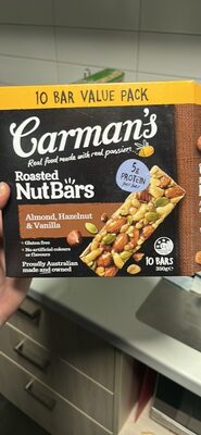 Roasted Nut Bars Almond, Hazelnut & Vanilla