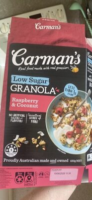 Low Sugar Granola Raspberry & Coconut