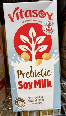 Prebiotic soy milk