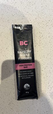 RASPBERRY TRUFFLE FLAVOURED HIGH PROTEIN BAR