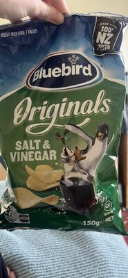 BLUEBIRD ORIGINAL CUT SALT & VINEGAR FLAVOURED POTATO CHIPS