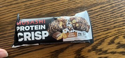 MUSASHI PROTEIN CRISP CHOC PEANUT
