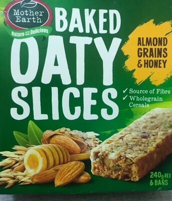 Mother Earth Oaty Slice Almonds And Grains 240g