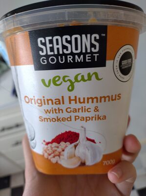 Vegan Original Hummus with garlic and smoked paprika